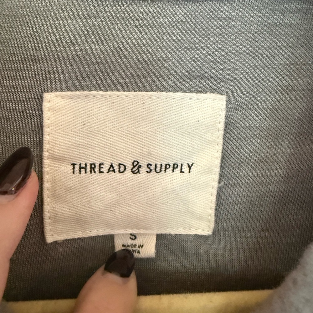 Thread & Supply Gray Utility Jacket - Picture 2 of 4